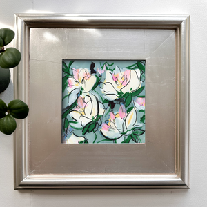 Greyson Floral, Original Painting on Canvas Board