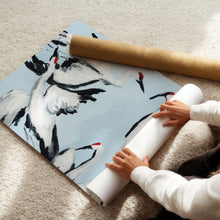Load image into Gallery viewer, Sandhill Crane Grouping on Light Blue