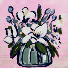 Load image into Gallery viewer, Lily and Pink, Original Painting on Canvas Board