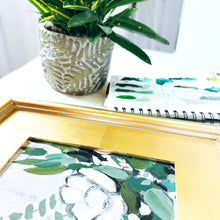 Load image into Gallery viewer, Botanical Floral in Greens, Painting on Canvas