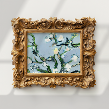 Load image into Gallery viewer, Contemporary Floral Art Print- Horizontal- framed 