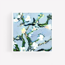 Load image into Gallery viewer, Contemporary Floral Art Print- Horizontal- framed 