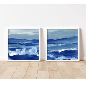Ocean Valley Diptych, Set of 2 Prints