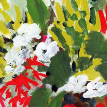 Load image into Gallery viewer, Green Bouquet, Painting on Board