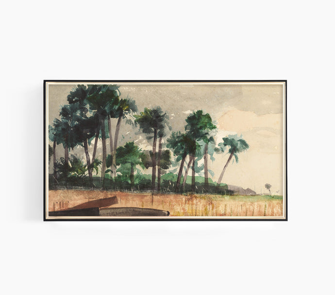 Red Palm Trees, Samsung Frame TV File