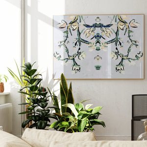 Queen Amytis Floral, Abstract Botanical