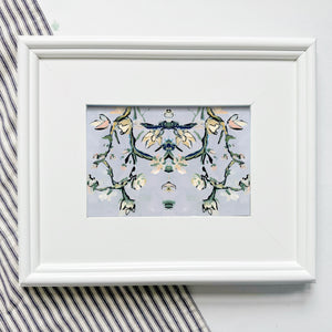 Queen Amytis Floral, Abstract Botanical
