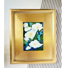 Load image into Gallery viewer, Royal Floral in Blues, Painting on Board