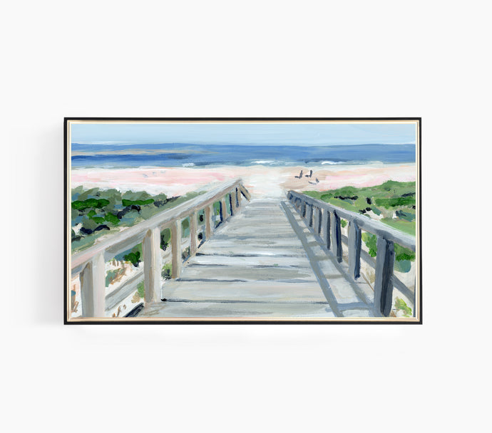 Beach Boardwalk, Samsung Frame TV File