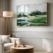 Load image into Gallery viewer, Horizontal coastal landscape art print
