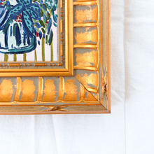 Load image into Gallery viewer, Stardust Lily with Stripes, Original Painting on Board