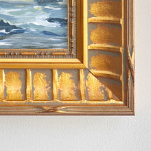Load image into Gallery viewer, Ocean Scene with Boat, Custom Framed Print