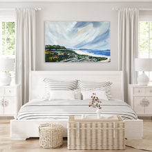 Load image into Gallery viewer, Looking North, Coastal View Painting on Canvas