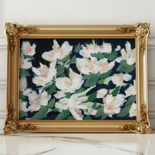 Load image into Gallery viewer, White Blossoms at Midnight, Fine Art Print