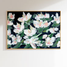 Load image into Gallery viewer, White Blossoms at Midnight, Fine Art Print