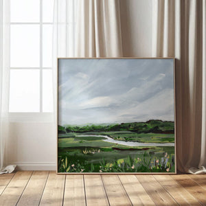 Spring Marsh, View from Woodman's, Fine Art Print