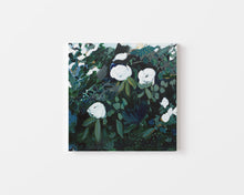 Load image into Gallery viewer, Black Floral on Canvas Wrap