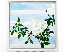 Load image into Gallery viewer, Serena, White Flowers on Nautical Stripe