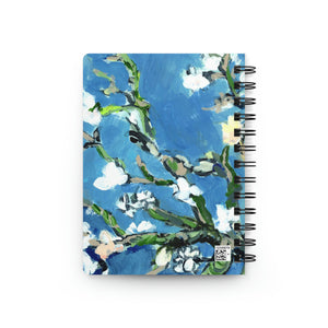 Van Gogh's Blossoms,Spiral Bound Journal