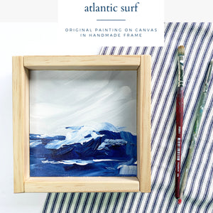 Atlantic Surf, painting on canvas