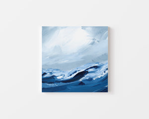 Big Sea, Waves Crashing on the Atlantic on Canvas Wrap