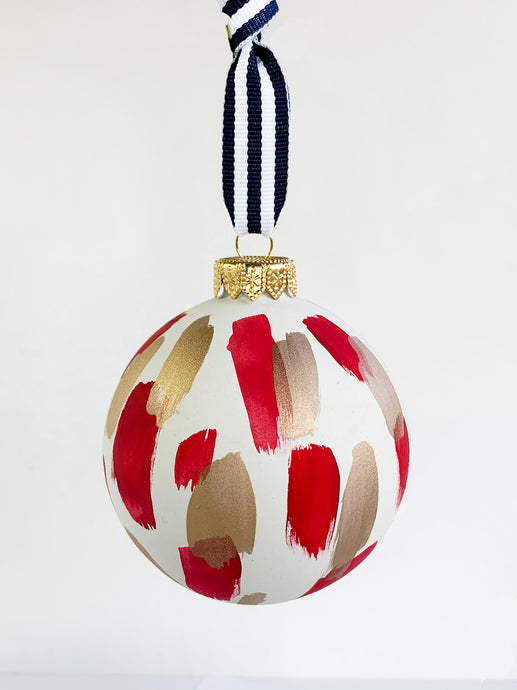 Christmas Ahoy! - Hand Painted Ornament