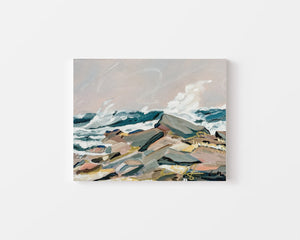 Eastern Point on Canvas Wrap, Inspired by Winslow Homer