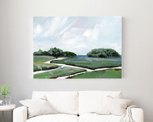 Load image into Gallery viewer, Emerald Marsh on Canvas Wrap