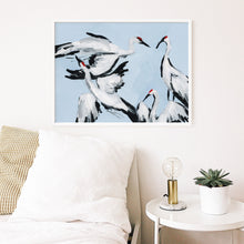 Load image into Gallery viewer, Sandhill Crane Grouping on Light Blue