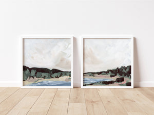 Rose Beach Set of 2 Prints