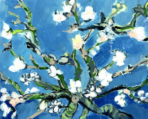 Van Gogh’s Blossoms, Painting